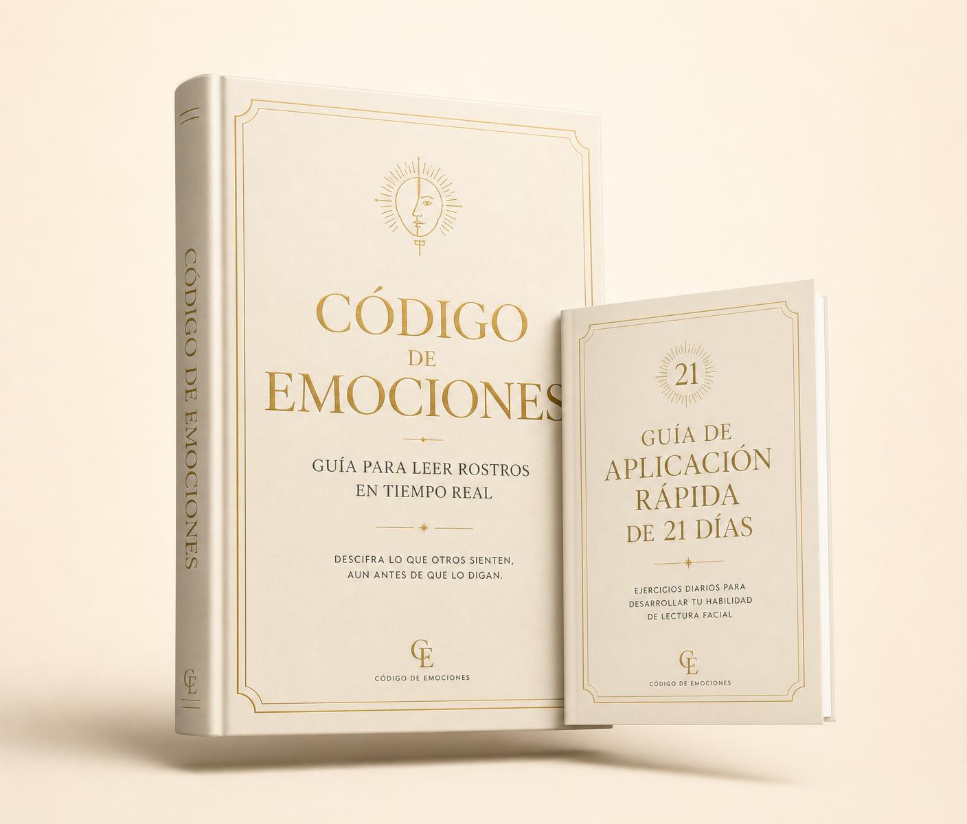 Portada de Código de Emociones y de la Guía de Aplicación Rápida de 21 Días
